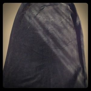 Vintage brown velvet pencil skirt junior 15-16